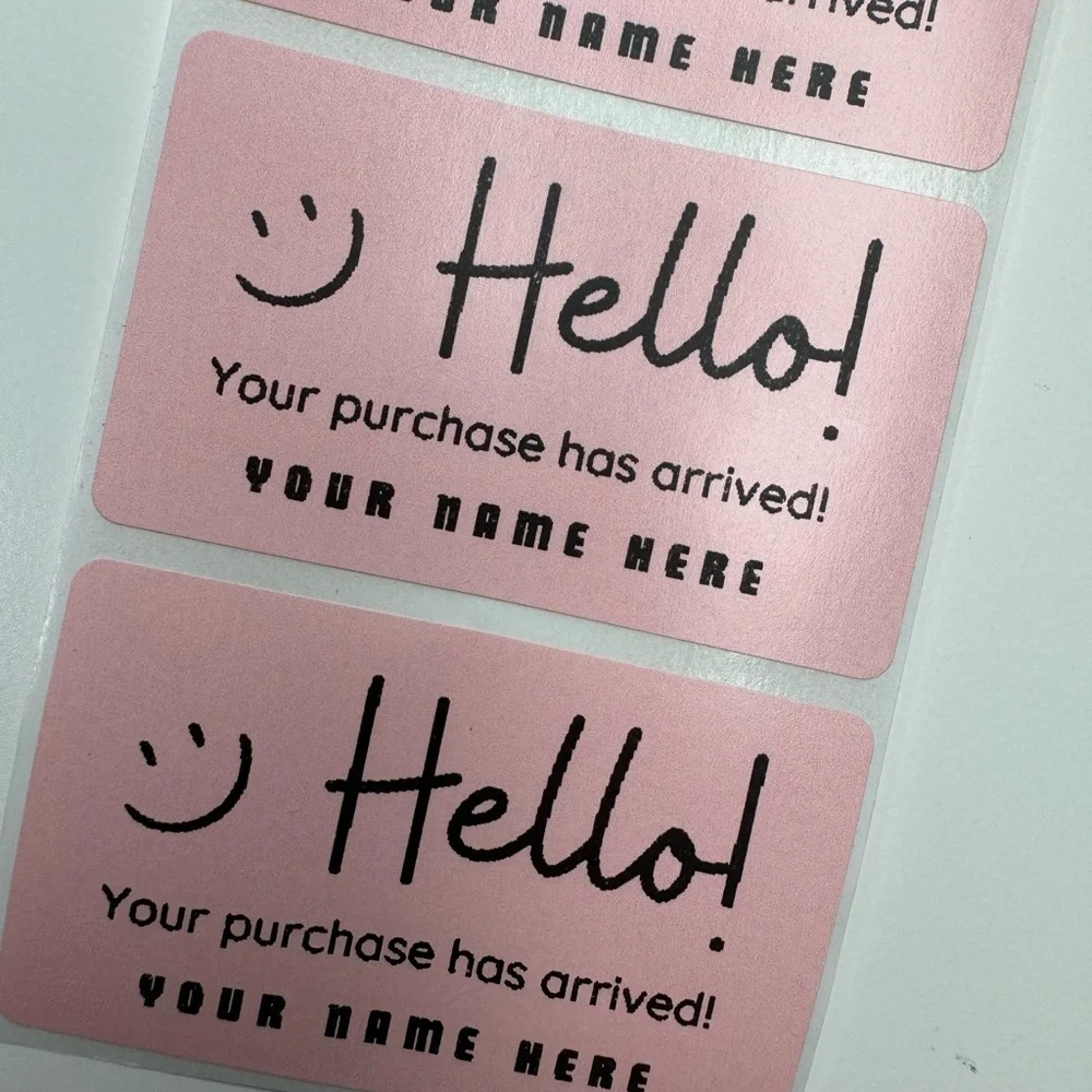 Custom Small-Biz Sticker Pack | 2.25×1.25″ Packaging Labels